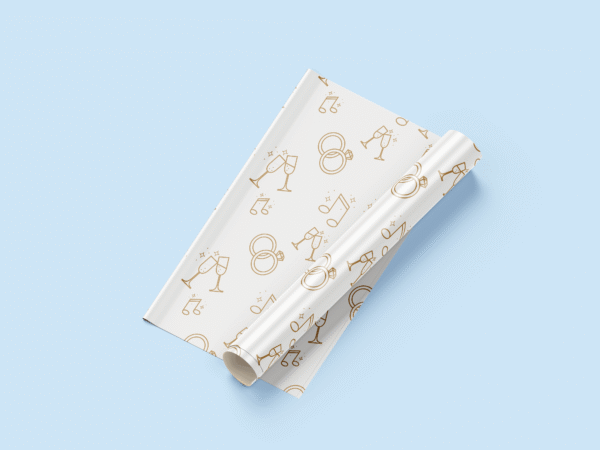 Wedding Celebration Wrapping Paper