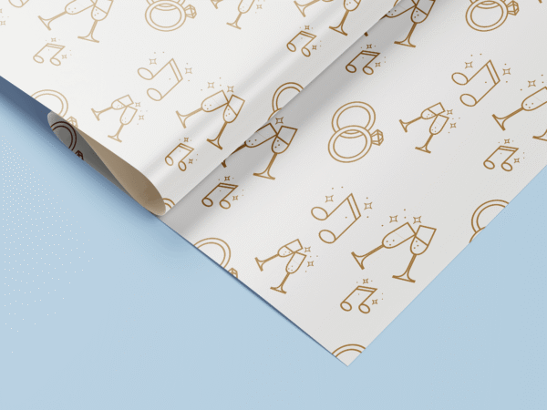 Wedding Celebration Wrapping Paper
