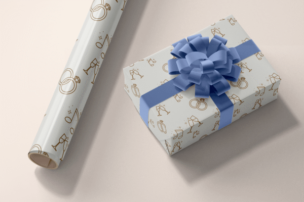 Wedding Celebration Wrapping Paper